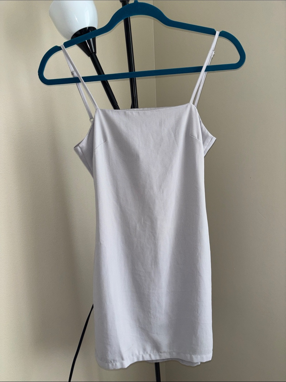 Lulu's Light Gray Strapped Mini Dress Size Small